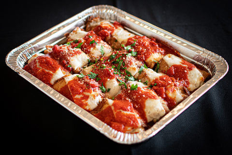 Eggplant Rollatini w/seafood